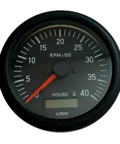 VDO Cockpit International Gen II 4K RPM Tachometer w/Hourmeter