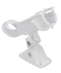 Attwood Heavy-Duty Adjustable Rod Holder w/Combo Mount - White