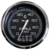 Faria Chesapeake Black SS 4" Tachometer w/Systemcheck Indicator - 7000 RPM (Gas) f/ Johnson / Evinrude Outboard)