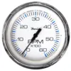 Faria Chesapeake White SS 4" Tachometer - 6000 RPM (Gas) (Inboard & I/O)