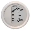 Faria Dress White 2" Trim Gauge (J/E/Suzuki Outboard)