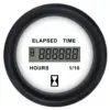 Faria Euro White 2" Hourmeter (Digital)
