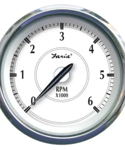 Faria Newport SS 4" Tachometer f/Gas Inboard/Outboard - 0 to 6000 RPM