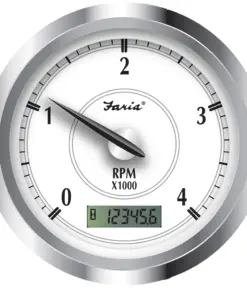 Faria Newport SS 4" Tachometer w/Hourmeter f/Diesel w/Magnetic Pick-Up - 4000 RPM