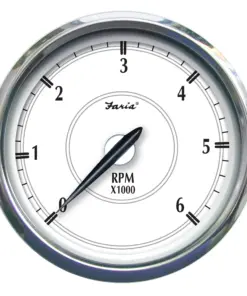 Faria Newport SS 5" Tachometer f/Gas Inboard - 6000 RPM