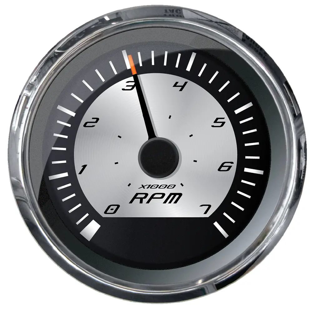 Faria Platinum 4" Tachometer - 7000 RPM (Gas - Inboard