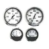 Faria Spun Silver Box Set of 4 Gauges f/Outboard Engines - Speedometer