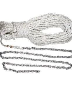 Lewmar Anchor Rode 15’ 5/16” G4 Chain w/150’ 9/16” Rope