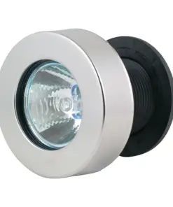 Marinco Flush Mount Docking Lights - Flat Lens w/Stainless Steel Frame