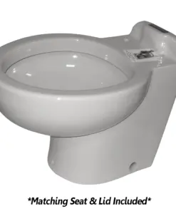 Raritan Marine Elegance - Household Style - White - Fresh or Saltwater - Smart Toilet Control - 12v