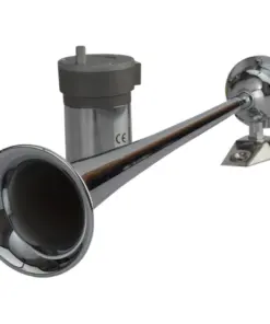 Sea-Dog Chrome Plated Trumpet Airhorn Long Single w/Compressor
