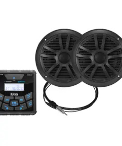 Boss Audio MCKGB450B.6 Marine Stereo & 6.5" Speaker Kit - Black