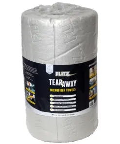 Flitz 12"x12" Tear-Away Microfiber Towels - 50-Count - Grey