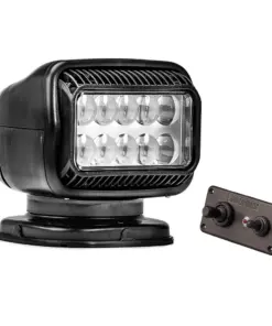 Golight Radioray GT Series Permanent Mount - Black LED - Hard Wired Dash Mount Remote