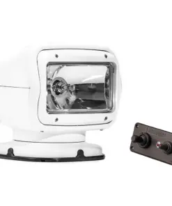 Golight Radioray GT Series Permanent Mount - White Halogen - Hard Wired Dash Mount Remote