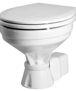 Johnson Pump Standard Electric Toilet - Comfort Macerator Style - 24V