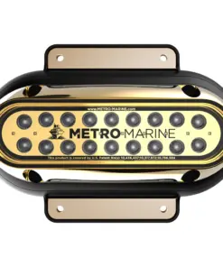 Metro Marine High-Output Elongated Surface Mount Light w/Intelligent Monochromatic LED's - Aqua
