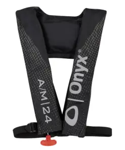 Onyx A/M-24 Auto/Manual Adult Universal PFD - Black