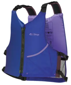 Onyx Universal Paddle PFD Life Jacket - Adult - Blue/Purple