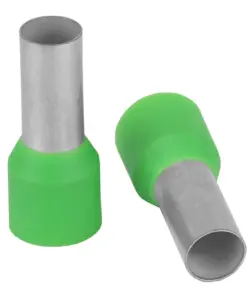 Pacer Green 6 AWG Wire Ferrule - 12mm Length - 10 Pack