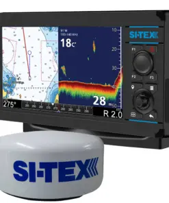 SI-TEX NavPro 900 w/MDS-15 WiFi 20" Hi-Res Digital Radome Radar w/15M Cable