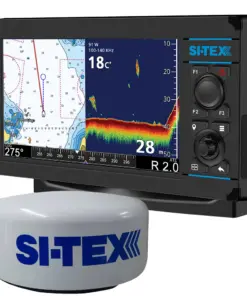 SI-TEX NavPro 900F w/MDS-15 WiFi 20" Hi-Res Digital Radome Radar w/15M Cable