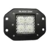 Black Oak 2" Flush Mount LED Pod Light - Flood Optics - Black Housing - Pro Series 3.0